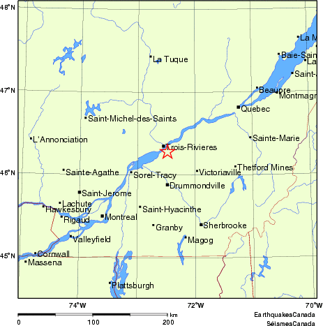 Trois Rivieres location carte